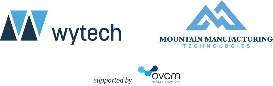Wytech and Mountain Manufacturing Technologies, supported by AVEM. (logos).